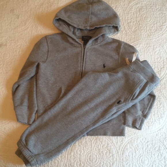 polo sweat suit for boys